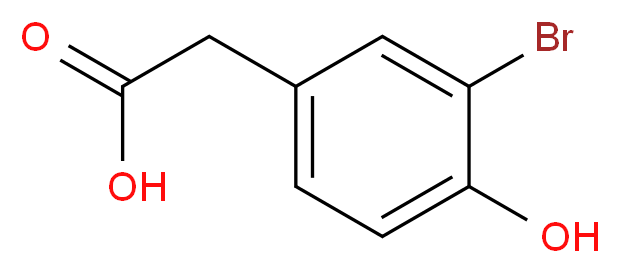 3-Bromo-4-hydroxyphenylacetic acid_分子结构_CAS_38692-80-7)