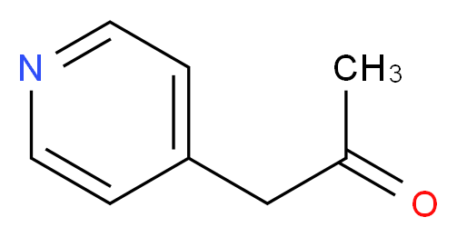 (4-吡啶基)丙酮_分子结构_CAS_6304-16-1)