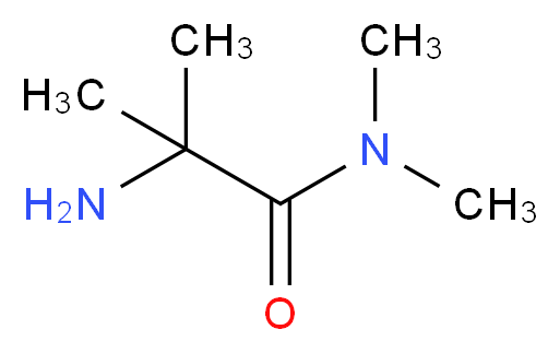 2-amino-N,N,2-trimethylpropanamide_分子结构_CAS_62983-26-0