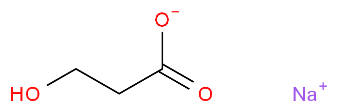 sodium 3-hydroxypropanoate_分子结构_CAS_6487-38-3