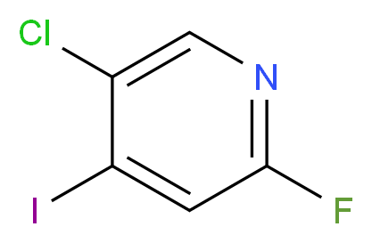 5-Chloro-2-fluoro-4-iodopyridine_分子结构_CAS_659731-48-3)