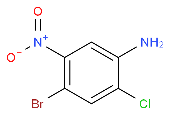 4-Bromo-2-chloro-5-nitroaniline_分子结构_CAS_872820-00-3)