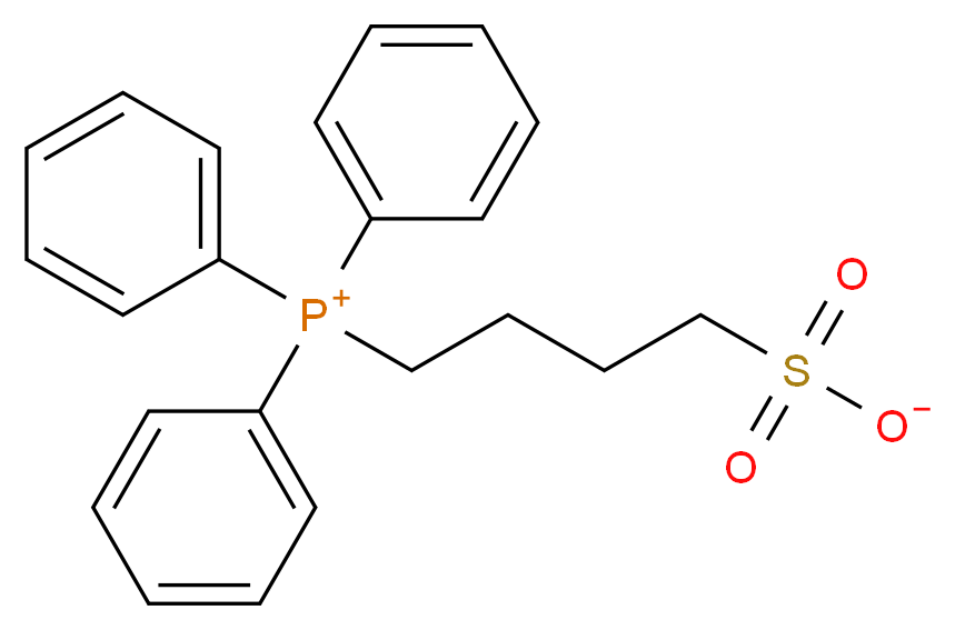 4-(triphenylphosphaniumyl)butane-1-sulfonate_分子结构_CAS_164982-05-2