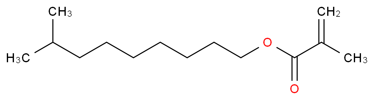 8-methylnonyl 2-methylprop-2-enoate_分子结构_CAS_29964-84-9