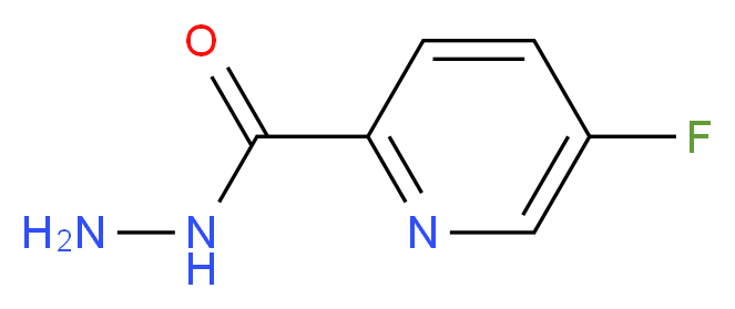 5-fluoropyridine-2-carbohydrazide_分子结构_CAS_1254073-41-0