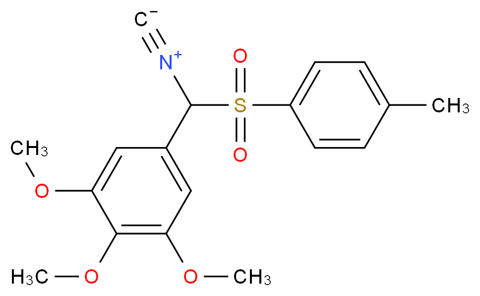 5-[Isocyano-(4-methylphenyl)sulphonyl)]-1,2,3-trimethoxymethylbenzene_分子结构_CAS_324519-54-2)