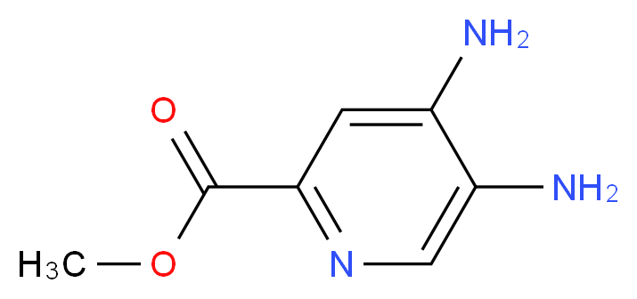 methyl 4,5-diaminopyridine-2-carboxylate_分子结构_CAS_850689-13-3