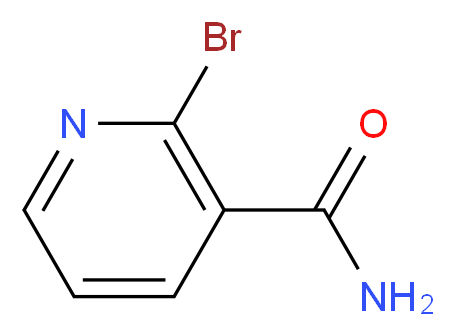 2-bromopyridine-3-carboxamide_分子结构_CAS_87674-18-8