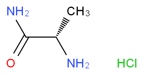 L-丙氨酰胺 盐酸盐_分子结构_CAS_33208-99-0)