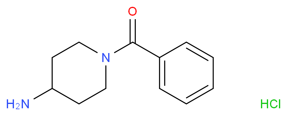 (4-aminopiperidin-1-yl)(phenyl)methanone hydrochloride_分子结构_CAS_)