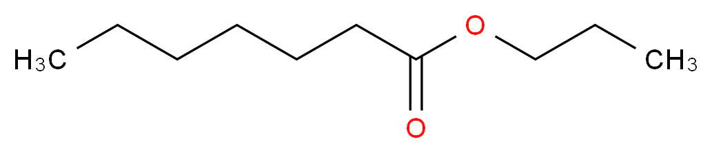 propyl heptanoate_分子结构_CAS_7778-87-2