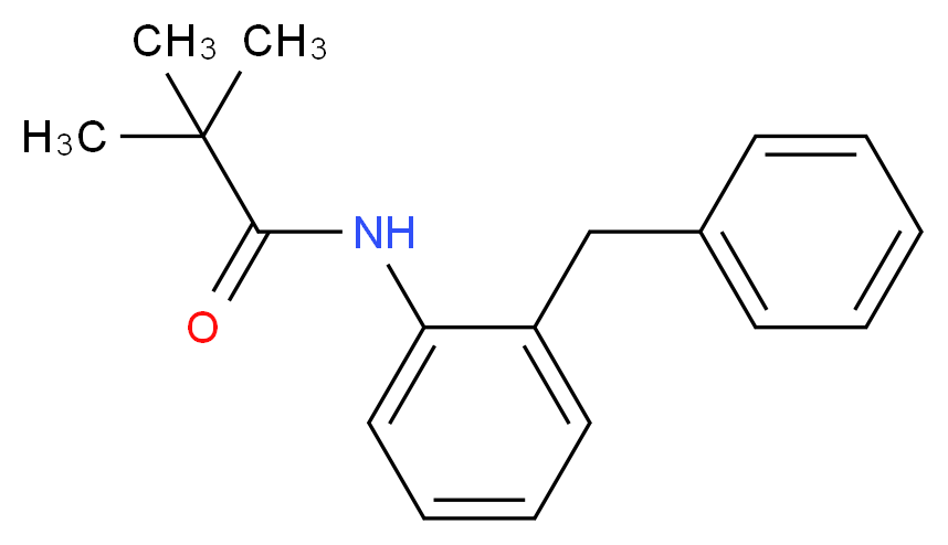 2'-苄基-2,2-二甲基丙酰苯胺_分子结构_CAS_85864-33-1)