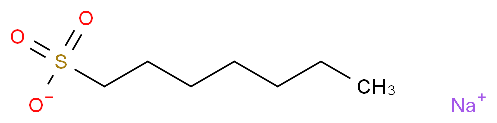 1-Heptanesulfonic acid, sodium salt_分子结构_CAS_22767-50-6)