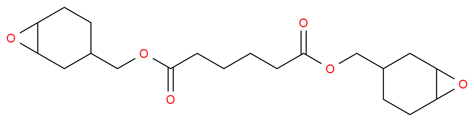 1,6-bis({7-oxabicyclo[4.1.0]heptan-3-ylmethyl}) hexanedioate_分子结构_CAS_3130-19-6