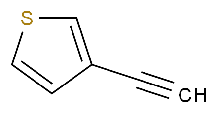 3-ethynylthiophene_分子结构_CAS_67237-53-0