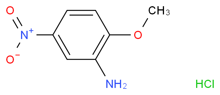 2-methoxy-5-nitroaniline hydrochloride_分子结构_CAS_67827-72-9)