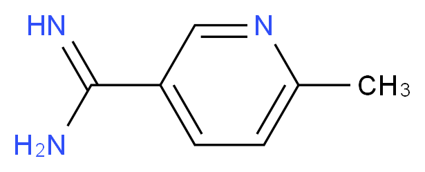 6-methylpyridine-3-carboximidamide_分子结构_CAS_201937-20-4