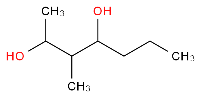 3-methylheptane-2,4-diol_分子结构_CAS_6964-04-1