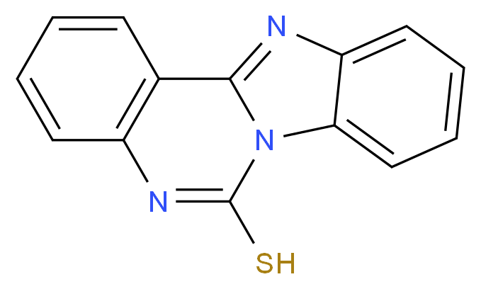 Benzo[4,5]imidazo[1,2-c]quinazoline-6-thiol_分子结构_CAS_24192-82-3)