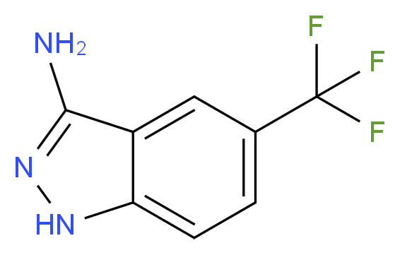 5-(Trifluoromethyl)-1H-indazol-3-amine_分子结构_CAS_2250-53-5)