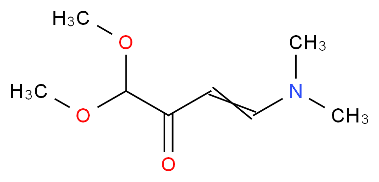 4-(dimethylamino)-1,1-dimethoxybut-3-en-2-one_分子结构_CAS_67751-23-9)