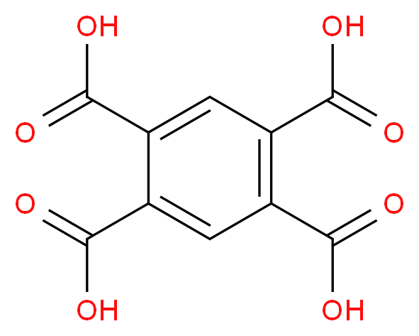 均苯四甲酸 水合物_分子结构_CAS_89-05-4(anhydrous))