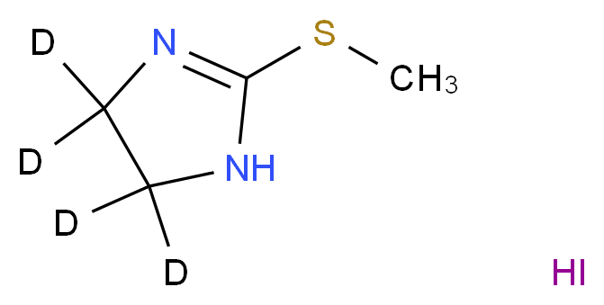 2-Methylthio-2-imidazoline-4,5-d4, Hydroiodide_分子结构_CAS_557064-36-5)