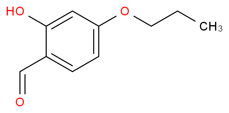 2-Hydroxy-4-propoxy-benzaldehyde_分子结构_CAS_63667-47-0)