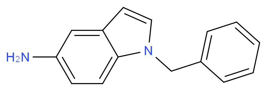 1-benzyl-1H-indol-5-amine_分子结构_CAS_)