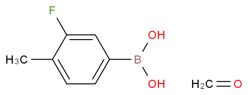 4-乙氧基-3-氟苯硼酸_分子结构_CAS_279263-10-4)