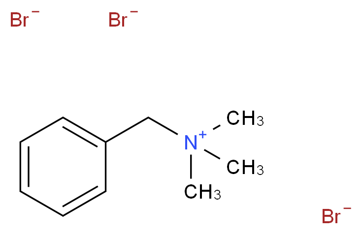 benzyltrimethylazanium tribromide_分子结构_CAS_111865-47-5