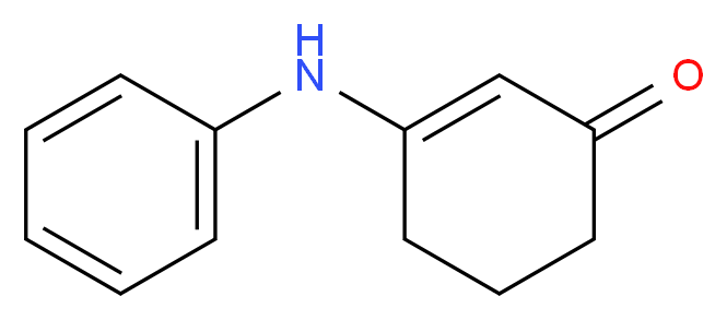 3-苯胺基-2-环己烯-1-酮_分子结构_CAS_24706-50-1)