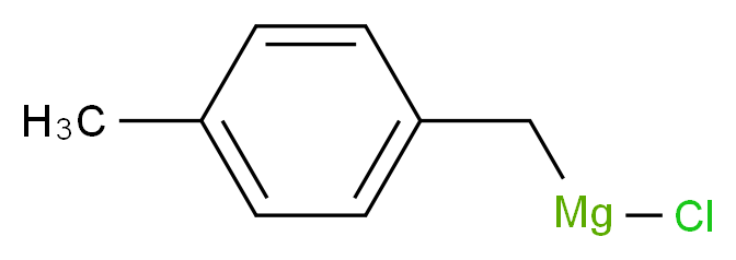 4-甲基苄基氯化镁, 0.25M 2-甲基四氢呋喃溶液_分子结构_CAS_29875-07-8)