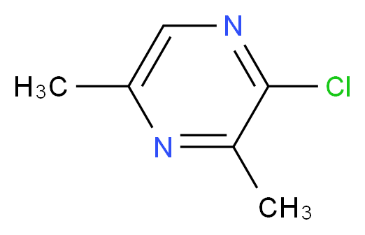 2-Chloro-3,5-dimethylpyrazine 97%_分子结构_CAS_38557-72-1)