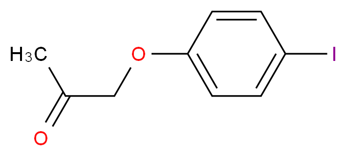 1-(4-IODOPHENOXY)-2-PROPANONE_分子结构_CAS_459819-68-2)