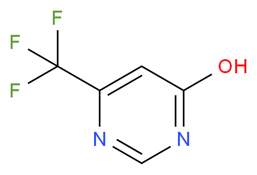 4-Hydroxy-6-(trifluoromethyl)pyrimidine_分子结构_CAS_1546-78-7)