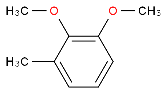 1,2-dimethoxy-3-methylbenzene_分子结构_CAS_4463-33-6