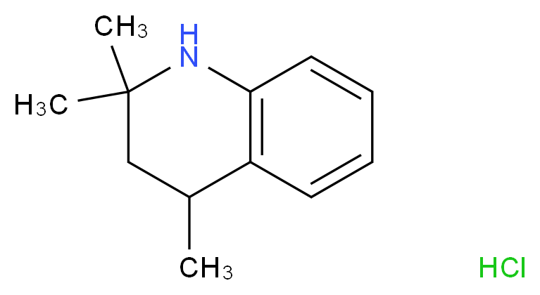 2,2,4-trimethyl-1,2,3,4-tetrahydroquinoline hydrochloride_分子结构_CAS_4071-22-1)