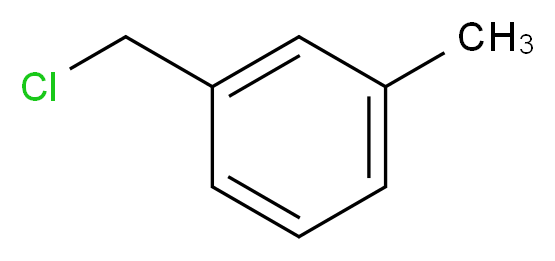 1-(chloromethyl)-3-methylbenzene_分子结构_CAS_620-19-9