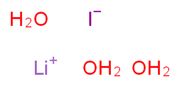 LITHIUM IODIDE TRIHYDRATE_分子结构_CAS_7790-22-9)