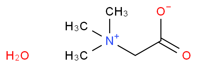 2-(Trimethylammonio)acetate hydrate_分子结构_CAS_590-47-6)