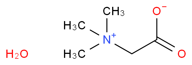 甜菜碱 一水合物_分子结构_CAS_590-47-6)