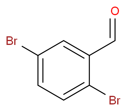 2,5-dibromobenzaldehyde_分子结构_CAS_74553-29-0