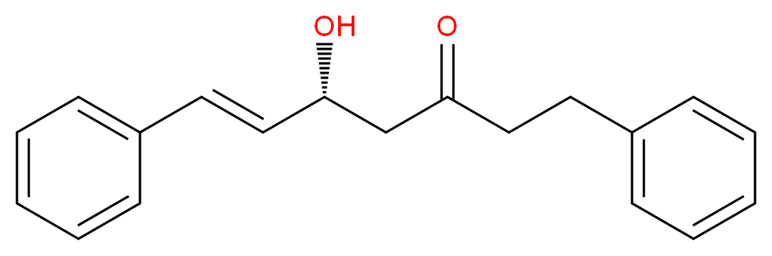 (5R,6E)-5-hydroxy-1,7-diphenylhept-6-en-3-one_分子结构_CAS_87095-74-7