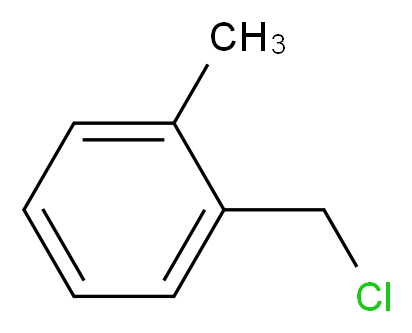 1-(chloromethyl)-2-methylbenzene_分子结构_CAS_)