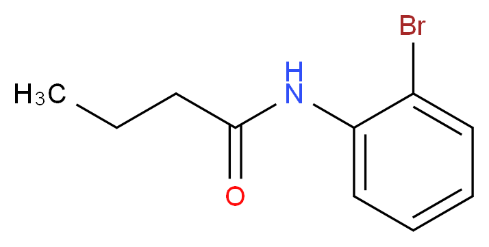 N-(2-bromophenyl)butanamide_分子结构_CAS_443122-64-3