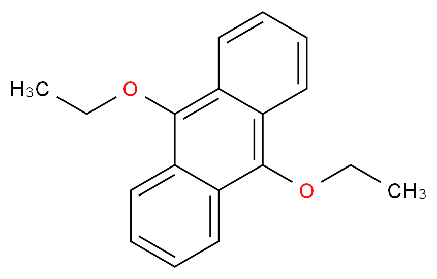 9,10-diethoxyanthracene_分子结构_CAS_68818-86-0