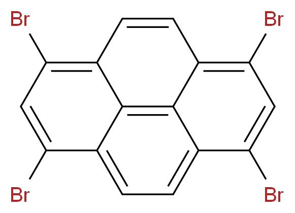 1,3,6,8-tetrabromopyrene_分子结构_CAS_128-63-2