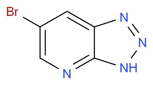 6-Bromo-3H-[1,2,3]triazolo[4,5-b]pyridine_分子结构_CAS_)