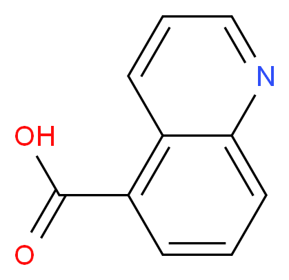 Quinoline-5-carboxylic acid_分子结构_CAS_7250-53-5)